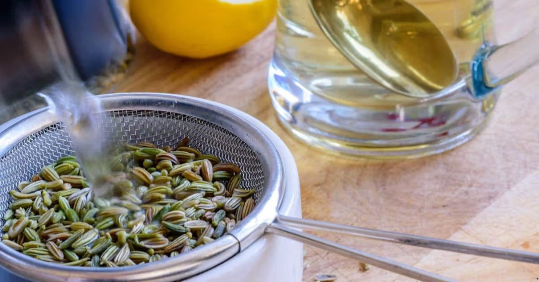 Warm Water with Fennel Seeds
